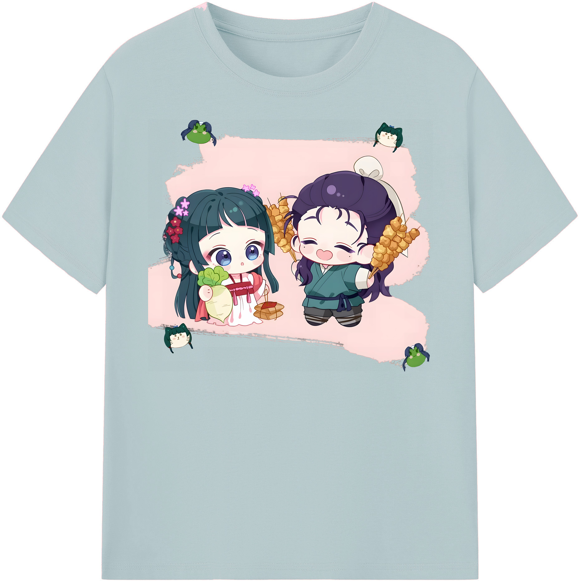 （画像用） 薬屋のひとりごと The Apothecary Diaries 綿100％半袖Tシャツ（フロントプリント）